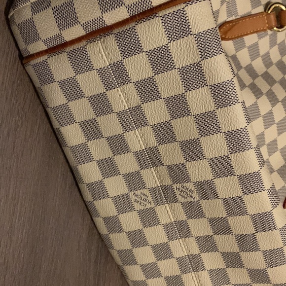 💯 Authentic Louis Vuitton Totally bag Size MM in Damier Azur - Picture 9 of 10